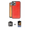 MARSİLYAN™- iPhone 15 Pro Max Kılıf Kıvılcım Işık Serisi - Siyah Buffer Hayalet Cam Ekran Koruyucu + PVD Metal Kamera Lens - TU