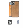MARSİLYAN™- iPhone 15 Pro Max Kılıf Kıvılcım Işık Serisi - Siyah Joko Magic 5D Cam + PVD Metal Kamera Lens - LT