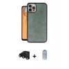 MARSİLYAN™- iPhone 15 Pro Max Kılıf Kıvılcım Işık Serisi - Siyah Joko Magic 5D Cam + Raze Metal Kamera Lens - SH