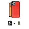 MARSİLYAN™- iPhone 15 Pro Max Kılıf Kıvılcım Işık Serisi - Siyah Joko Magic 5D Hayalet Cam + PVD Metal Kamera Lens - TU