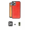 MARSİLYAN™- iPhone 15 Pro Max Kılıf Kıvılcım Işık Serisi - Siyah Joko Magic 5D Hayalet Cam + PVD Metal Kamera Lens - SH