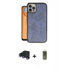 MARSİLYAN™- iPhone 15 Pro Max Kılıf Kıvılcım Işık Serisi - Siyah Joko Magic 5D Hayalet Cam + Raze Metal Kamera Lens - LT