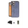 MARSİLYAN™- iPhone 15 Pro Max Kılıf Kıvılcım Işık Serisi - Siyah Joko Magic 5D Hayalet Cam + Raze Metal Kamera Lens - SH