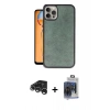 MARSİLYAN™- iPhone 15 Pro Max Kılıf Kıvılcım Işık Serisi - Siyah Vanessa Magic Cam + Raze Metal Kamera Lens - GS