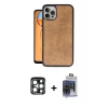 MARSİLYAN™- iPhone 15 Pro Max Kılıf Kıvılcım Işık Serisi - Siyah Vanessa Magic Cam + PVD Metal Kamera Lens - LT