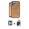 MARSİLYAN™- iPhone 15 Pro Max Kılıf Kıvılcım Işık Serisi - Siyah Vanessa Magic Cam + PVD Metal Kamera Lens - GS