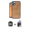 MARSİLYAN™- iPhone 15 Pro Max Kılıf Kıvılcım Işık Serisi - Siyah Vanessa Magic Cam + PVD Metal Kamera Lens - TU