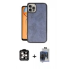 MARSİLYAN™- iPhone 15 Pro Max Kılıf Kıvılcım Işık Serisi - Siyah Vanessa Magic Cam + PVD Metal Kamera Lens - TU