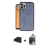 MARSİLYAN™- iPhone 15 Pro Max Kılıf Kıvılcım Işık Serisi - Siyah Vanessa Magic Cam + Raze Metal Kamera Lens - SH