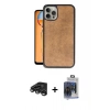 MARSİLYAN™- iPhone 15 Pro Max Kılıf Kıvılcım Işık Serisi - Siyah Vanessa Magic Cam + Raze Metal Kamera Lens - TMGI