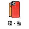 MARSİLYAN™- iPhone 15 Pro Max Kılıf Kıvılcım Işık Serisi - Siyah Vanessa Magic Hayalet Cam + PVD Metal Kamera Lens - GS
