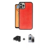 MARSİLYAN™- iPhone 15 Pro Max Kılıf Kıvılcım Işık Serisi - Siyah Vanessa Magic Hayalet Cam + Raze Metal Kamera Lens - TMGI