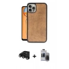 MARSİLYAN™- iPhone 15 Pro Max Kılıf Kıvılcım Işık Serisi - Siyah Vanessa Magic Hayalet Cam + Raze Metal Kamera Lens - SH