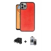 MARSİLYAN™- iPhone 15 Pro Max Kılıf Kıvılcım Işık Serisi - Siyah Vanessa Magic Hayalet Cam + Raze Metal Kamera Lens - SH