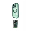 MARSİLYAN™- iPhone 15 Pro Max Kılıf Kıvılcım Modern Koleksiyonu - Şeffaf 360 Full Body Arka Koruyucu