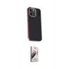 MARSİLYAN™- iPhone 15 Pro Max Kılıf Kıvılcım Modern Özel Seri - Siyah Bilvis 3D Mat Cam Ekran Koruyucu