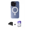 MARSİLYAN™- iPhone 15 Pro Max Kılıf Kozmos Çizgi Prime - Siyah Bilvis 5in1 3D Magic Cam Ekran Koruyucu + Raze Metal Kamera Lens - GS
