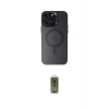MARSİLYAN™- iPhone 15 Pro Max Kılıf Kozmos Çizgi Prime - Siyah Joko Magic 5D Hayalet Cam