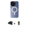 MARSİLYAN™- iPhone 15 Pro Max Kılıf Kozmos Çizgi Prime - Siyah Joko Magic 5D Hayalet Cam + Raze Metal Kamera Lens - LT