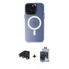 MARSİLYAN™- iPhone 15 Pro Max Kılıf Kozmos Çizgi Prime - Siyah Vanessa Magic Cam + Raze Metal Kamera Lens - LT