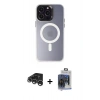 MARSİLYAN™- iPhone 15 Pro Max Kılıf Kozmos Çizgi Prime - Siyah Vanessa Magic Cam + Raze Metal Kamera Lens - GS