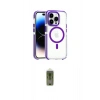 MARSİLYAN™- iPhone 15 Pro Max Kılıf Kozmos Doku Koleksiyonu - Siyah Joko Magic 5D Hayalet Cam