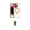 MARSİLYAN™- iPhone 15 Pro Max Kılıf Kozmos Doku Koleksiyonu - Siyah Joko Magic 5D Hayalet Cam