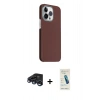 MARSİLYAN™- iPhone 15 Pro Max Kılıf Kozmos Klasik Prime - Şeffaf Pasifik Cam Ekran Koruyucu + Raze Metal Kamera Lens - LT