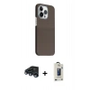 MARSİLYAN™- iPhone 15 Pro Max Kılıf Kozmos Klasik Prime - Siyah Bilvis Hayalet Cam Ekran Koruyucu + Raze Metal Kamera Lens - LT