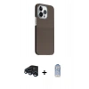 MARSİLYAN™- iPhone 15 Pro Max Kılıf Kozmos Klasik Prime - Siyah Joko Magic 5D Cam + Raze Metal Kamera Lens - LT