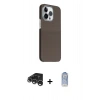 MARSİLYAN™- iPhone 15 Pro Max Kılıf Kozmos Klasik Prime - Siyah Joko Magic 5D Cam + Raze Metal Kamera Lens - GS