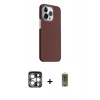 MARSİLYAN™- iPhone 15 Pro Max Kılıf Kozmos Klasik Prime - Siyah Joko Magic 5D Hayalet Cam + PVD Metal Kamera Lens - GS