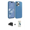 MARSİLYAN™- iPhone 15 Pro Max Kılıf Kozmos Yansıma Özel Seri - Şeffaf Pasifik Cam Ekran Koruyucu + Raze Metal Kamera Lens - TMGI