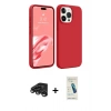 MARSİLYAN™- iPhone 15 Pro Max Kılıf Kozmos Yansıma Özel Seri - Şeffaf Pasifik Cam Ekran Koruyucu + Raze Metal Kamera Lens - TMGI