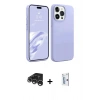 MARSİLYAN™- iPhone 15 Pro Max Kılıf Kozmos Yansıma Özel Seri - Siyah Bilvis 0.18mm Plus Cam Ekran Koruyucu + Raze Metal Kamera Lens - GS