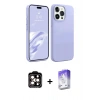 MARSİLYAN™- iPhone 15 Pro Max Kılıf Kozmos Yansıma Özel Seri - Siyah Bilvis 5in1 3D Magic Cam Ekran Koruyucu + PVD Metal Kamera Lens - TU