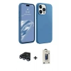 MARSİLYAN™- iPhone 15 Pro Max Kılıf Kozmos Yansıma Özel Seri - Siyah Bilvis Hayalet Cam Ekran Koruyucu + Raze Metal Kamera Lens - LT