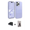 MARSİLYAN™- iPhone 15 Pro Max Kılıf Kozmos Yansıma Özel Seri - Siyah Bilvis Hayalet Cam Ekran Koruyucu + Raze Metal Kamera Lens - LT