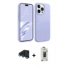 MARSİLYAN™- iPhone 15 Pro Max Kılıf Kozmos Yansıma Özel Seri - Siyah Bilvis Hayalet Cam Ekran Koruyucu + Raze Metal Kamera Lens - LT
