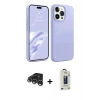 MARSİLYAN™- iPhone 15 Pro Max Kılıf Kozmos Yansıma Özel Seri - Siyah Bilvis Hayalet Cam Ekran Koruyucu + Raze Metal Kamera Lens - GS