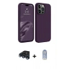 MARSİLYAN™- iPhone 15 Pro Max Kılıf Kozmos Yansıma Özel Seri - Siyah Joko Magic 5D Cam + Raze Metal Kamera Lens - LT