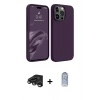 MARSİLYAN™- iPhone 15 Pro Max Kılıf Kozmos Yansıma Özel Seri - Siyah Joko Magic 5D Cam + Raze Metal Kamera Lens - TMGI