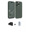 MARSİLYAN™- iPhone 15 Pro Max Kılıf Kozmos Yansıma Özel Seri - Siyah Joko Magic 5D Cam + Raze Metal Kamera Lens - SH