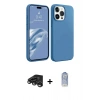 MARSİLYAN™- iPhone 15 Pro Max Kılıf Kozmos Yansıma Özel Seri - Siyah Joko Magic 5D Cam + Raze Metal Kamera Lens - TMGI