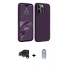 MARSİLYAN™- iPhone 15 Pro Max Kılıf Kozmos Yansıma Özel Seri - Siyah Joko Magic 5D Cam + Raze Metal Kamera Lens - GS