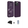 MARSİLYAN™- iPhone 15 Pro Max Kılıf Kozmos Yansıma Özel Seri - Siyah Joko Magic 5D Cam + Raze Metal Kamera Lens - SH