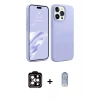MARSİLYAN™- iPhone 15 Pro Max Kılıf Kozmos Yansıma Özel Seri - Siyah Joko Magic 5D Cam + PVD Metal Kamera Lens - TU