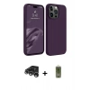 MARSİLYAN™- iPhone 15 Pro Max Kılıf Kozmos Yansıma Özel Seri - Siyah Joko Magic 5D Hayalet Cam + Raze Metal Kamera Lens - GS