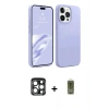 MARSİLYAN™- iPhone 15 Pro Max Kılıf Kozmos Yansıma Özel Seri - Siyah Joko Magic 5D Hayalet Cam + PVD Metal Kamera Lens - LT