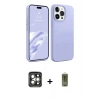 MARSİLYAN™- iPhone 15 Pro Max Kılıf Kozmos Yansıma Özel Seri - Siyah Joko Magic 5D Hayalet Cam + PVD Metal Kamera Lens - GI